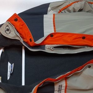 Columbia Winter Jacket with Zip Removeable Long Sleeve Lining 2 Coats Mens XLT